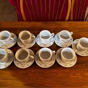 Longaberger cups and saucers